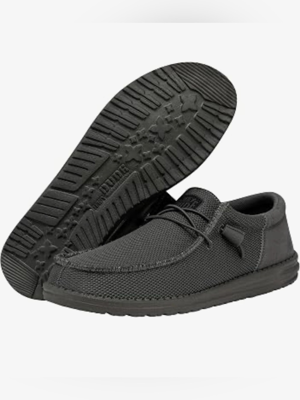 HEYDUDE Men's Wally Funk Mono Comfortable and Light-Weight Slip-on Loafers